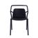27 Kit 2 Cadeiras Empilhavel Enjoy Rivatti 53 cm -Largura- Polipropileno -PP- Preto com Protecao UV